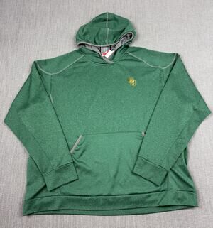 Team 365 Baylor Bears Hoodie Men’s 2XL Green Performance Pullover Sweatshirt